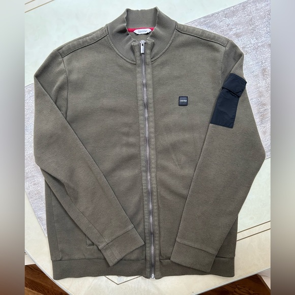 Calvin Klein Men’s Front Zip Sweater - Picture 11 of 16